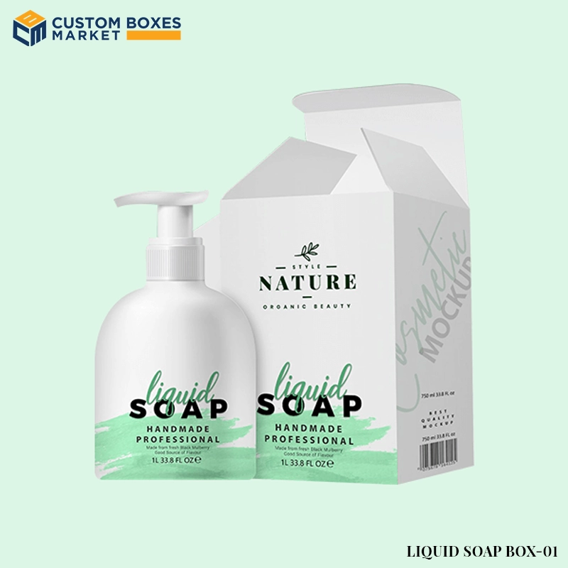 Custom Printed Liquid Soap Boxes Wholesale Design Online