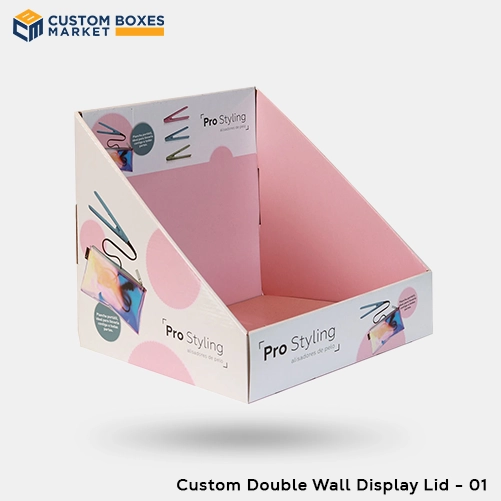 Custom Double Wall Display Lid