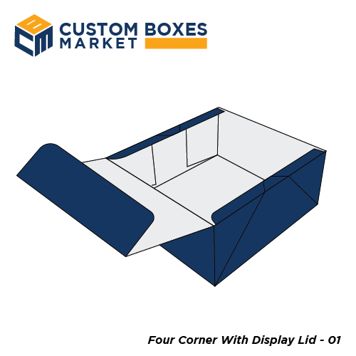 Four Corner with Display Lid Boxes