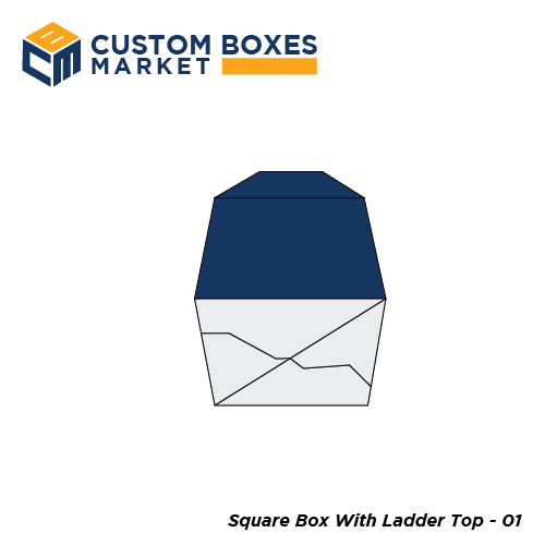Custom Square Box with Ladder Top
