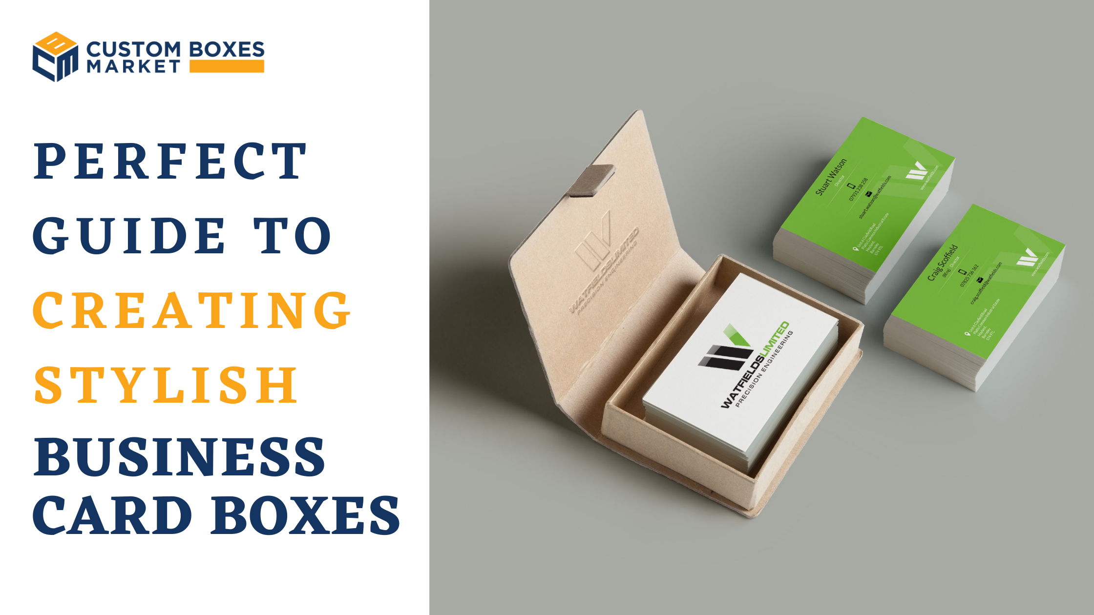 Creating Stylish Custom Business Card Boxes