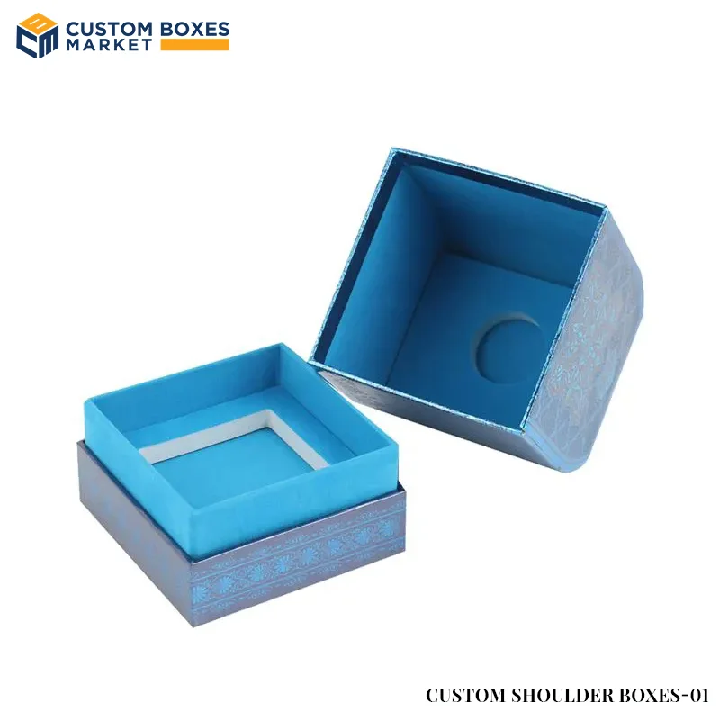 Custom shoulder boxes wholesale
