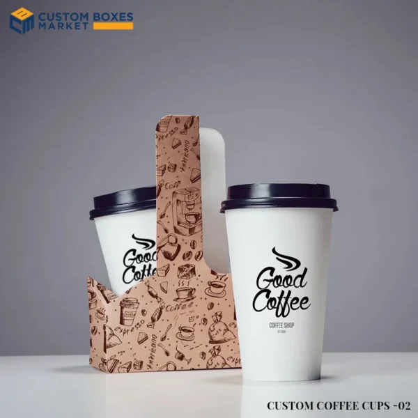 custom coffee cups with lids