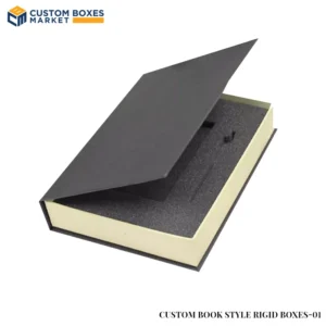 Custom book style rigid boxes