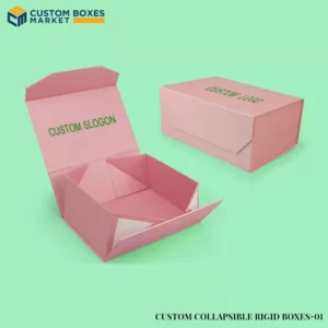 Custom collapsible rigid boxes