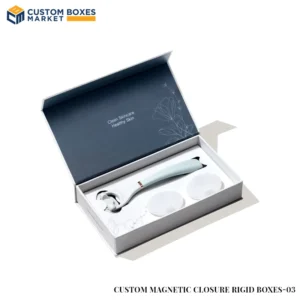 Custom magnetic closure rigid boxes Whoelsale