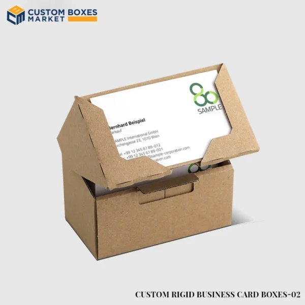 Custom rigid business card Packaging