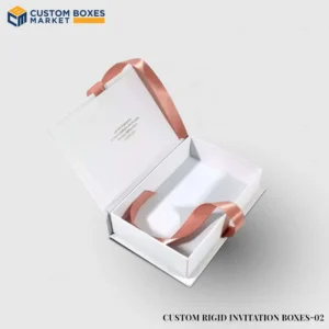 Custom rigid invitation boxes