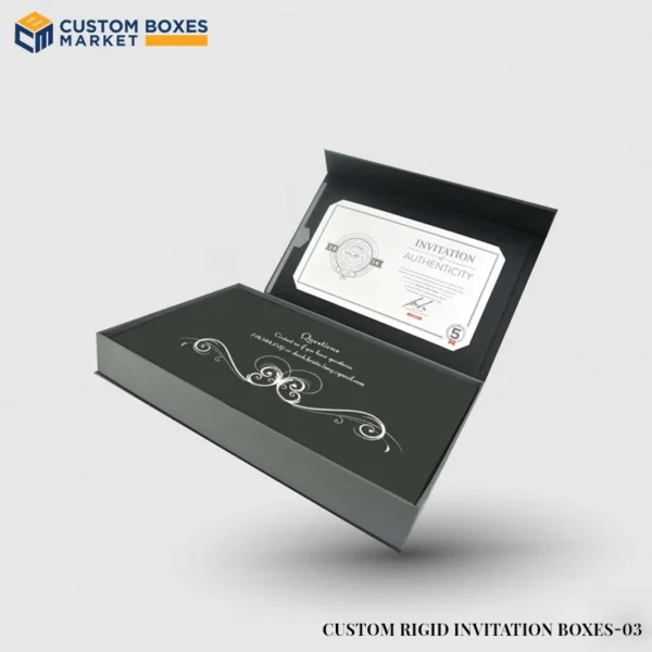 rigid invitation packaging