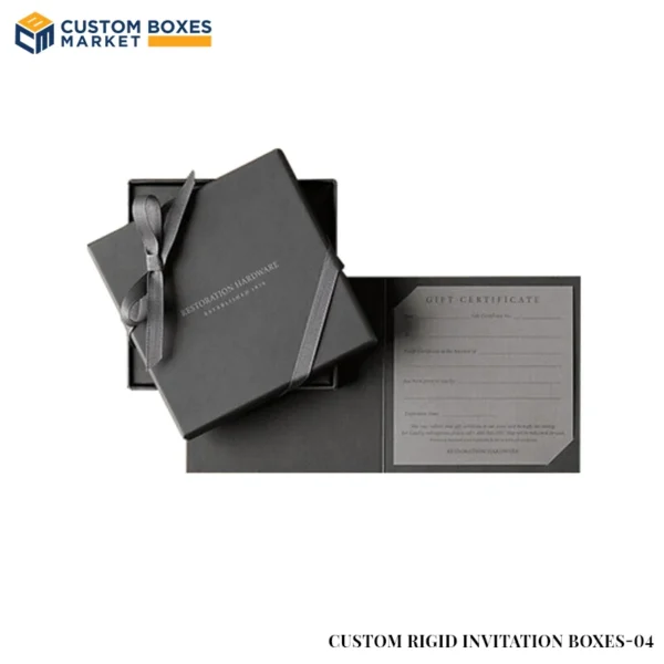 personlized rigid invitation boxes