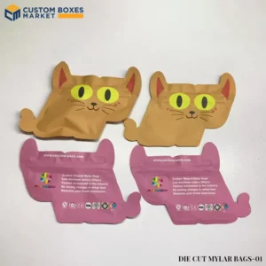 Die cut mylar bags wholesale