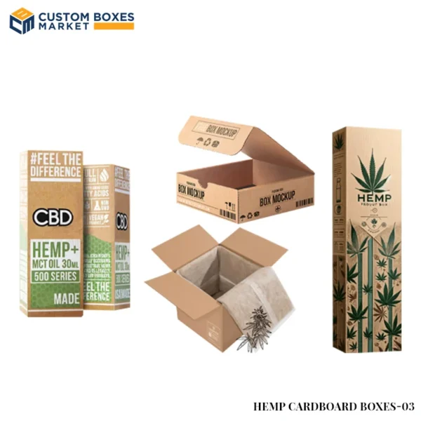 Hemp Cardboard Boxes Packaging