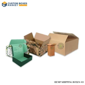 Printed Hemp Shipping Boxes