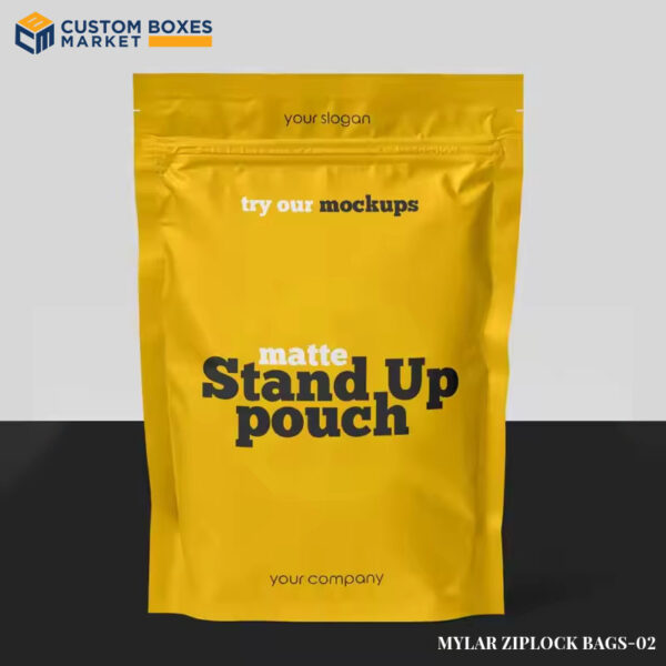 Mylar Ziplock Bags with logo