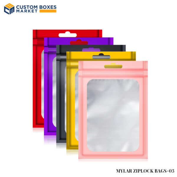 Mylar Ziplock Bags with window