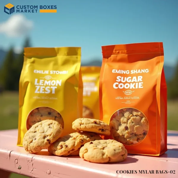 cookies mylar bags with logo