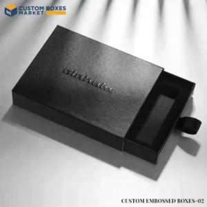 custom printed embossed boxes