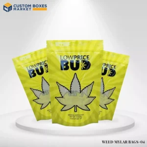 printed weed mylar bags