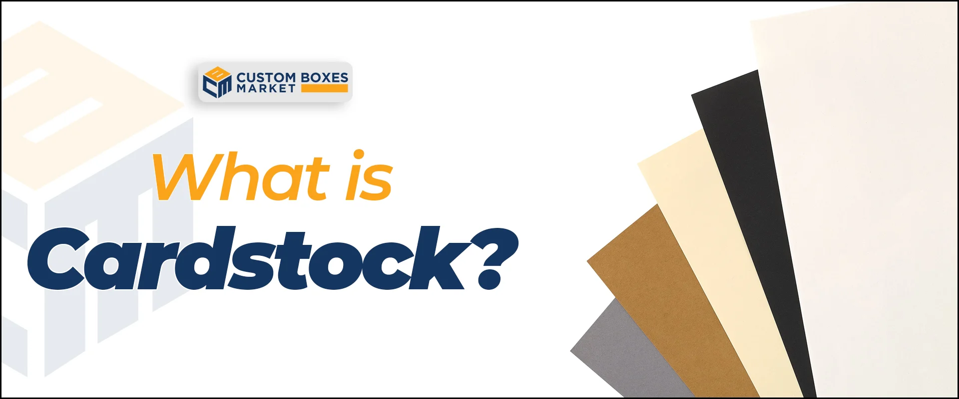 What Is Cardstock? Specifications And Applications