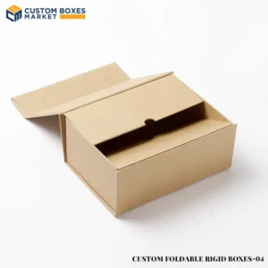 Custom foldable rigid box packaging