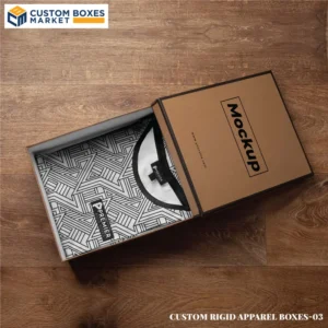 Custom rigid apparel boxes with logo