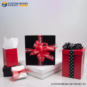 Custom rigid gift boxes with lids