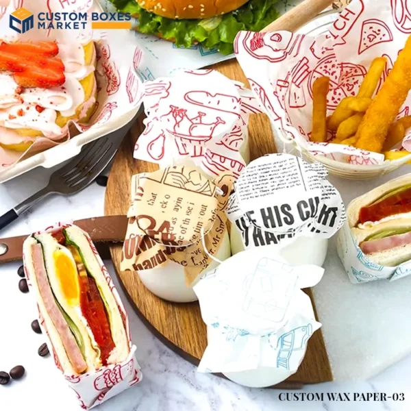 Custom wax paper sheets