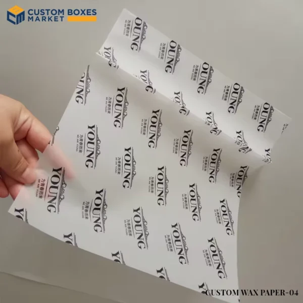 Customized wax paper
