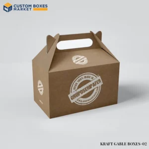 Kraft Gable Boxes packaging Wholesale