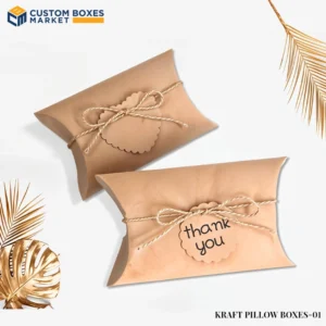 Kraft Pillow Boxes