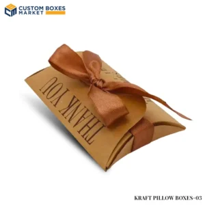 Pprinted Kraft Pillow Boxes Wholesale