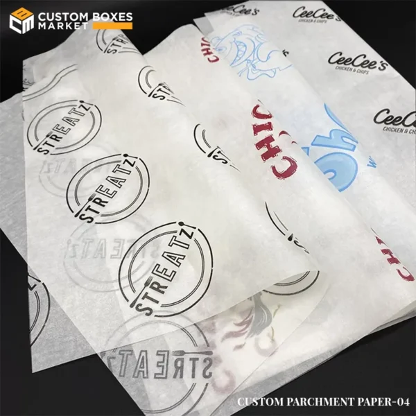 custom parchment paper sheets