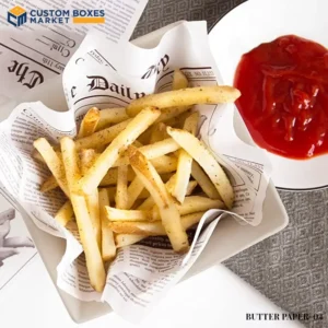 fry paper with logo