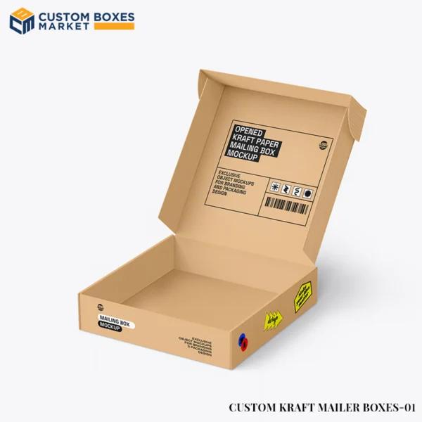Custom Kraft Mailer Boxes Wholesale