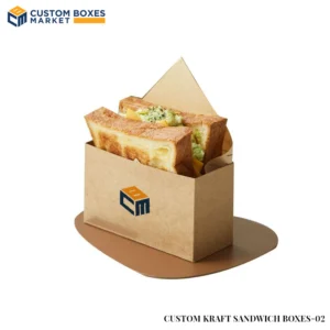 Custom Kraft Sandwich Box Packaging