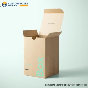 Custom Kraft Tuck Top Boxes Wholesale