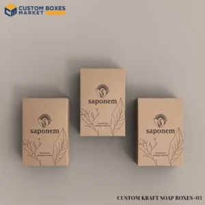 Custom kraft soap box packaging