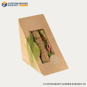 Customized Kraft Sandwich Boxes