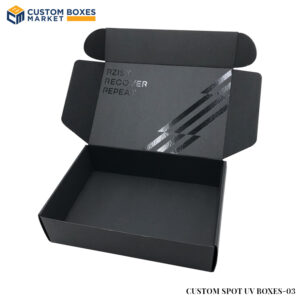 custom spot uv box packaging
