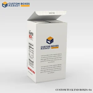 custom Printed tuck end boxes