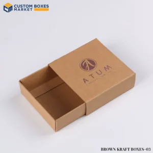 Printed Brown Kraft Boxes Wholesale