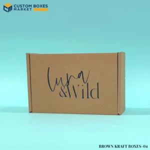 Printed Brown Kraft Boxes Wholesale Bulk