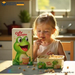 Custom Cereal With Frog On Box