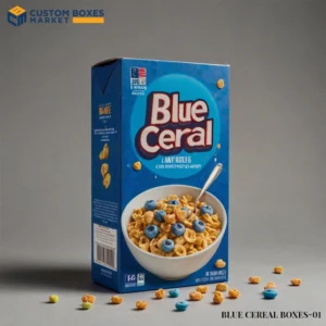 Blue Cereal Boxes