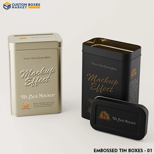 Custom Embossed Tin Boxes