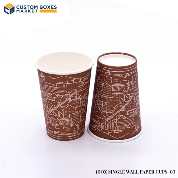 Custom-10oz-single-wall -paper-cups-wholesale