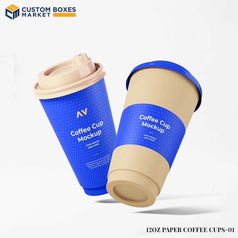 Custom 12oz Paper Coffee Cups