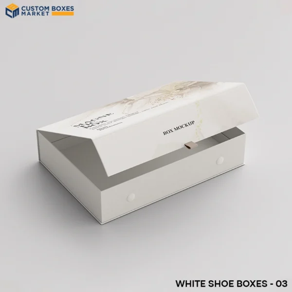 White Shoe boxes with flap 3