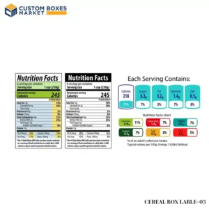 Custom Cereal Box Labels