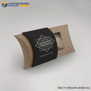 Die Cut Pillow Boxes with window 04